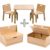 Kindersitzgruppe mit Truhenbank,holz
